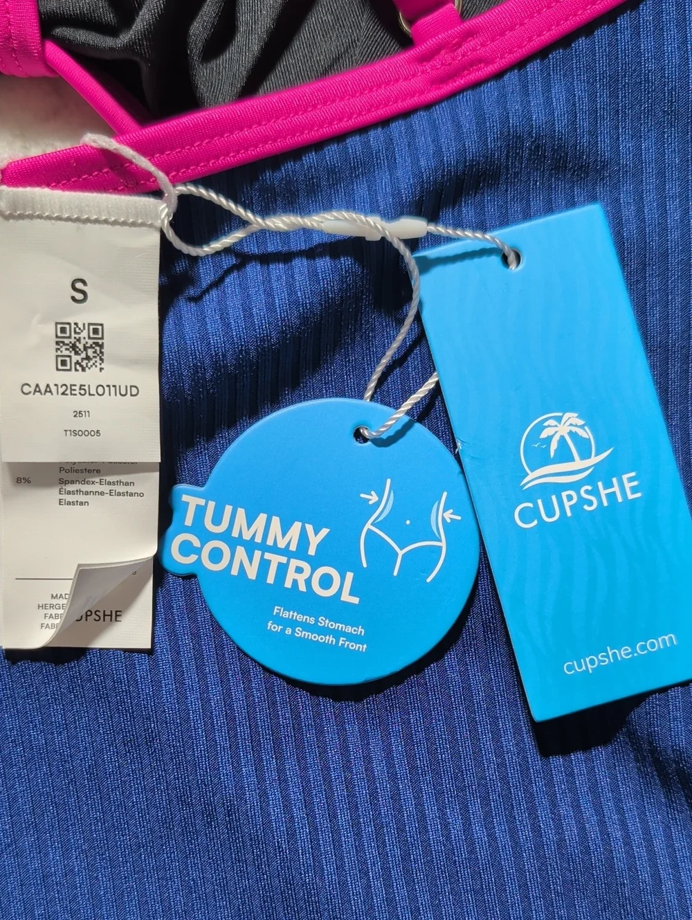 Cupshe Glow & Go Tummy Control One Piece Swimsuit